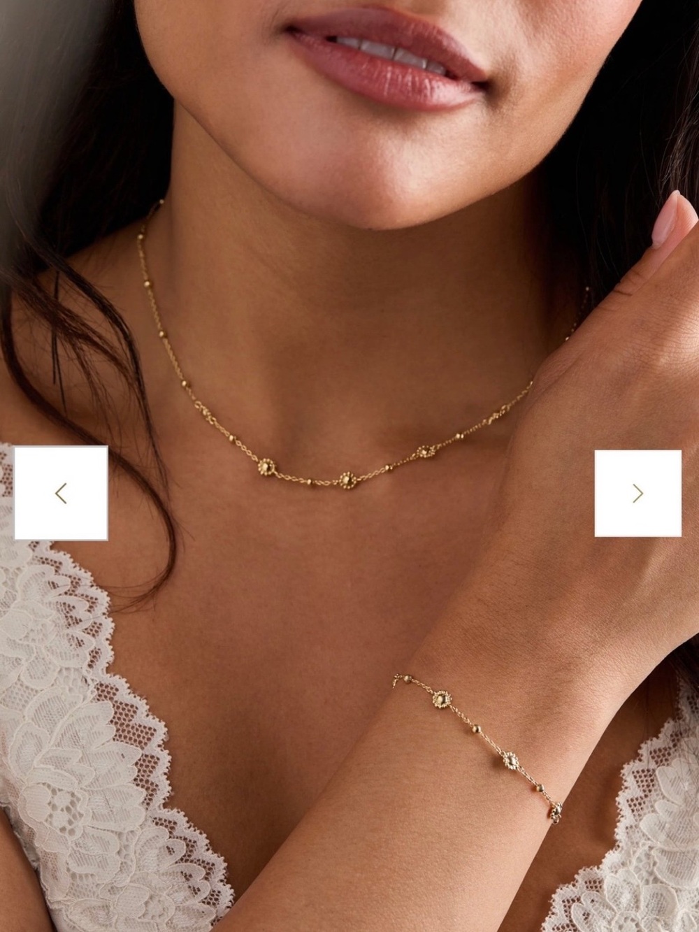 Alex and Ani | Floret Gold Chain Necklace
